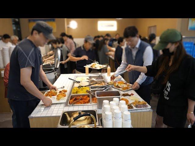 엄청난 가성비! 반찬 몇개만 먹어도 뽕뽑는 소문난 무한리필 한식뷔페 / Korean food buffet / korean street food