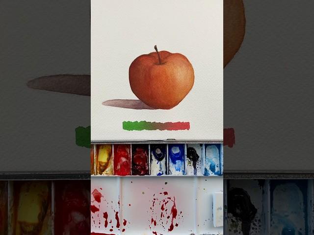 The perfect shadow color #watercolorpainting #watercolortutorial #watercolorart #watercolor