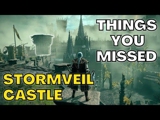 12 Things You Missed In Stormveil Castle!! [probably] - Elden Ring FULL WALKTHROUGH AND GUIDE