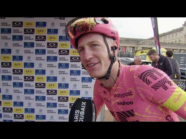 Harry Sweeny - Interview at the start - Paris - Roubaix 2024