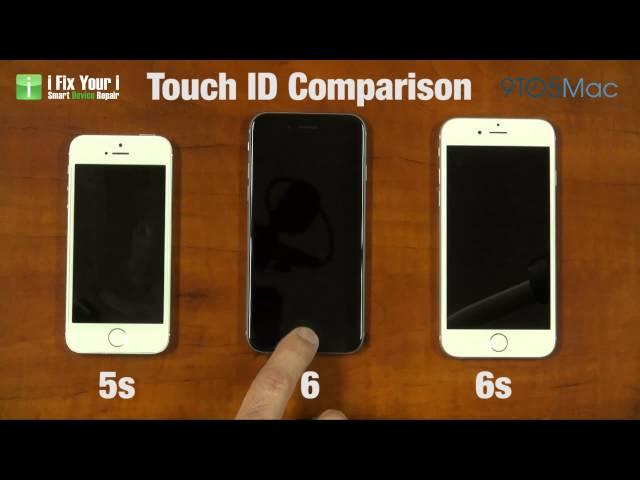 iPhone 6S Touch ID (2nd Gen) Speed Comparison vs iPhone 6 & iPhone 5s Touch ID (1st Gen)