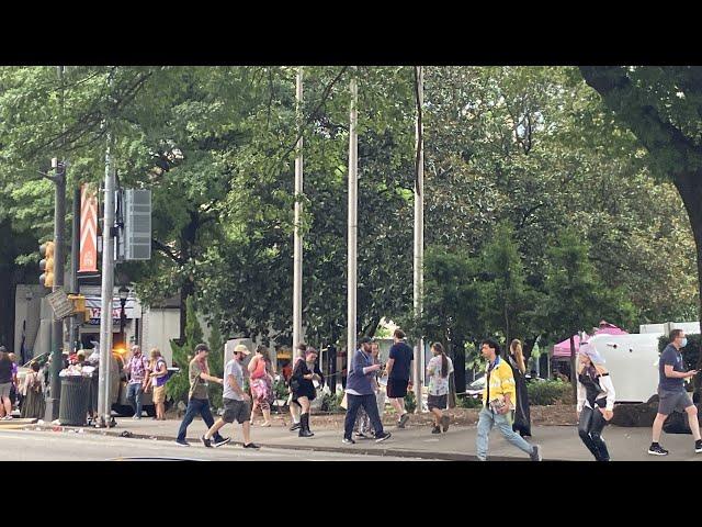 Labor Day events bringing big crowds to downtown Atlanta