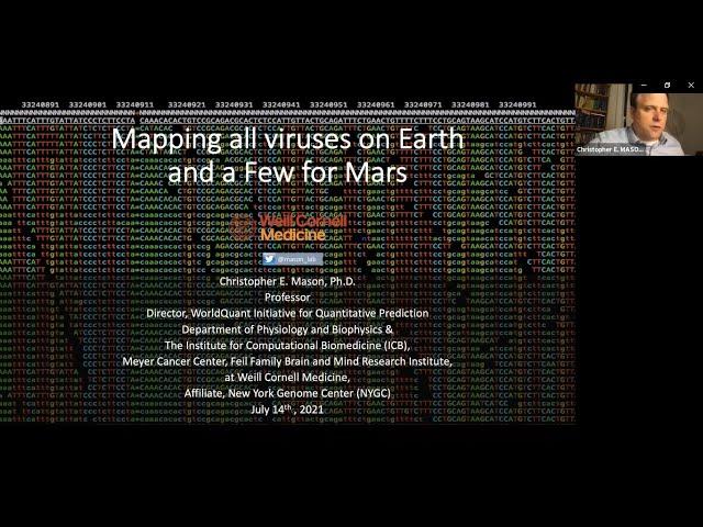 Genome: The GIS Speaker Series - Dr Christopher E Mason