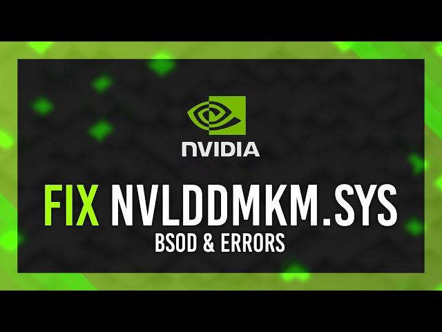 Fix VIDEO_TDR_FAILURE (nvlddmkm.sys) in Windows 10/11 | 2024