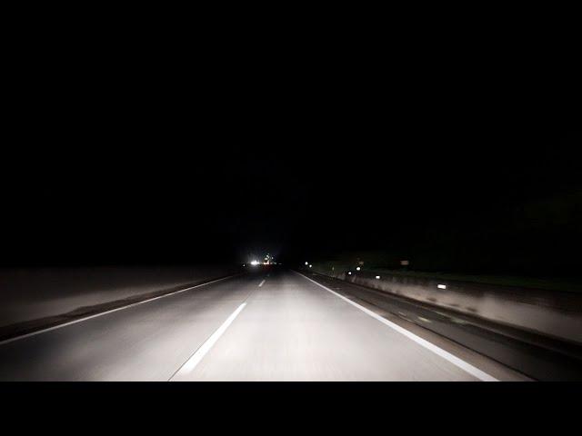 ASMR Highway Driving at Night in the Rain - Changwon to Seoul in Korea (No Talking, No Music)