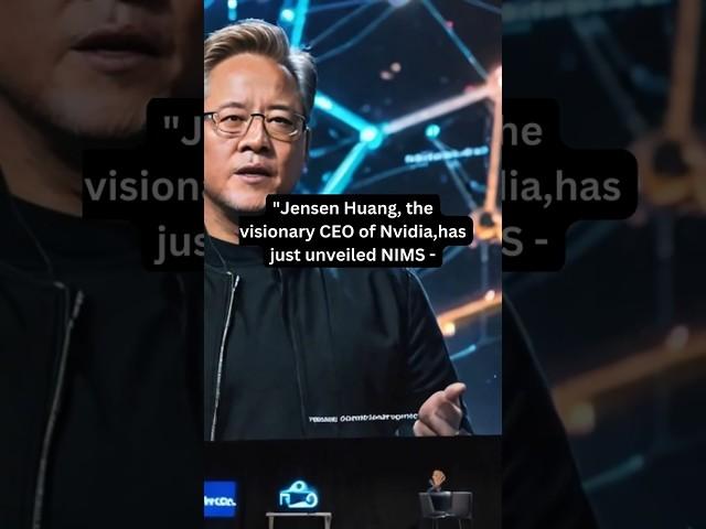 "Nvidia's Game-Changing AI: Jensen Huang Unveils NIMS! #shorts #NvidiaAI #JensenHuang"