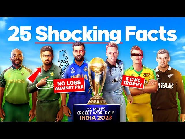 25 Shocking Facts About Cricket World Cup That You Did Not Know | CWC 2023