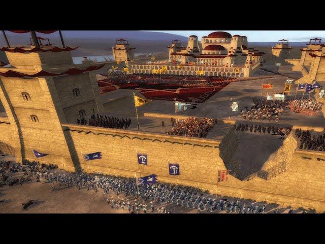 Capital of Harad Under SIEGE By GONDOR! - LOTR SIEGE BATTLE 4v4 - Third Age: Reforged