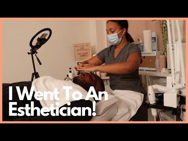 I WENT TO AN ESTHETICIAN | BLACK MEN'S SKINCARE