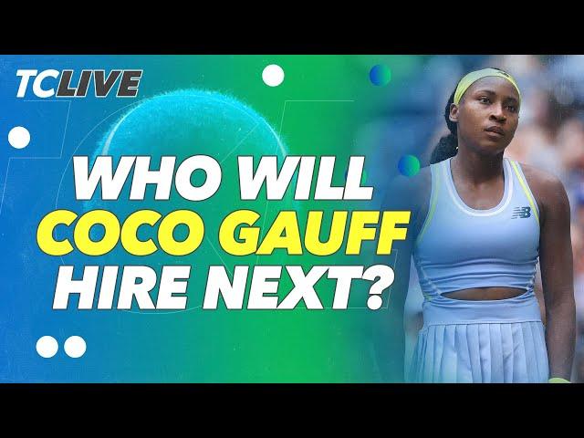 Coco Gauff Splits with Coach Brad Gilbert | Tennis Channel Live