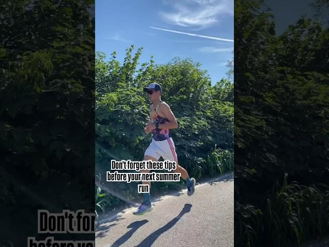 Did you already know these tips? These videos were taken in a midday run  #triathlete #running