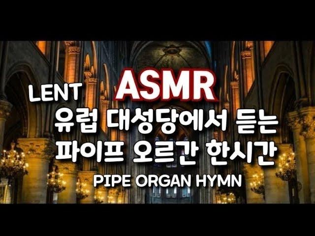 사순절 유럽 대성당에서 듣는 파이프 오르간 찬송가 1시간 (중간광고 x)