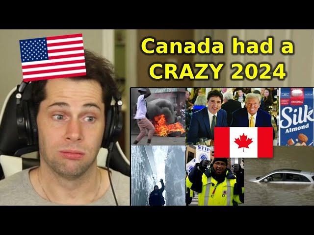 American Reacts to Canada's 2024 Recap