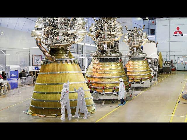 Inside Japan Most Advanced Factory Producing Powerful Space Rocket - Production Line