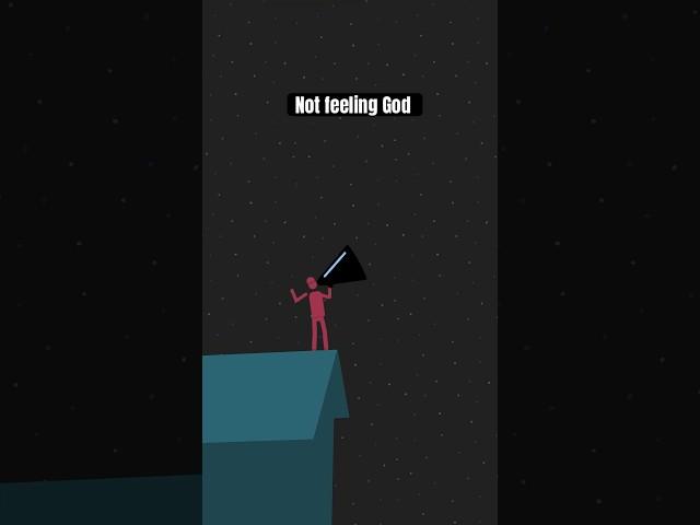 Not feeling God.  #foryou #findingfaith #godsgrace #animation #religiousconcept