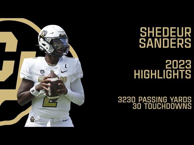 Shedeur Sanders | 2023 Highlights