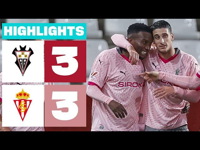 ALBACETE BP 3 - 3 REAL SPORTING | HIGHLIGHTS LALIGA HYPERMOTION