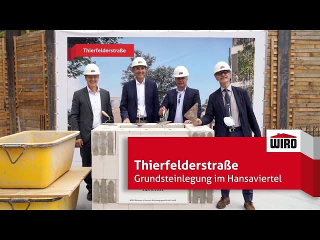 Neues WIRO-Wohngebiet Thierfelderstraße im Rostocker Hansaviertel