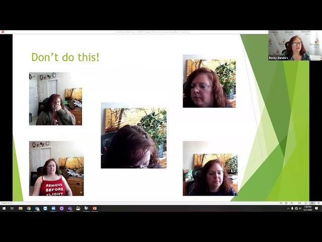 UMTRC Virtual Office Hours – Video Etiquette