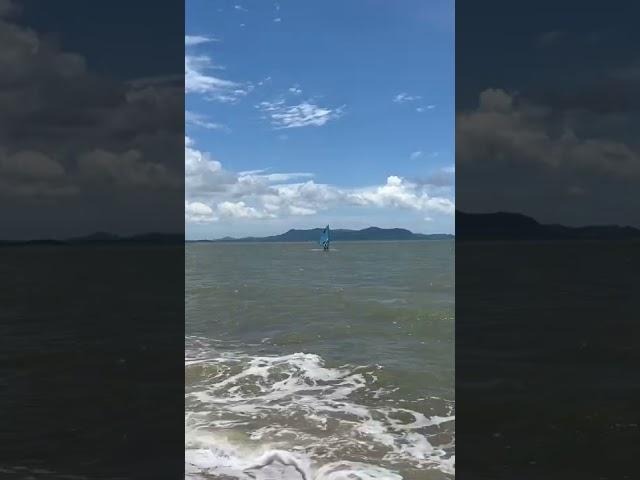 Windsurfing on Na Jomtien Beach Pattaya Thailand