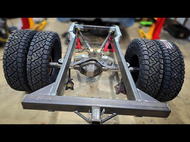 Heavy Duty 4 Link Suspension and Truck Frame Upgrade! Offroad Service truck episode 4.