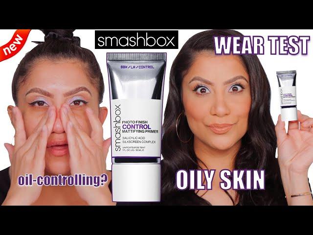 *new* SMASHBOX PHOTO FINISH CONTROL MATTIFYING PRIMER + ALL DAY WEAR *oily skin* | MagdalineJanet