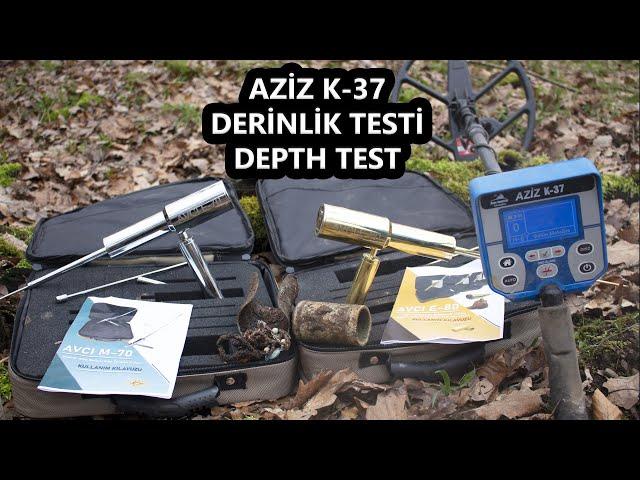 Depth Test with Gold Search Detector K-37 and Field Scanning Device Avcı M-70 Model