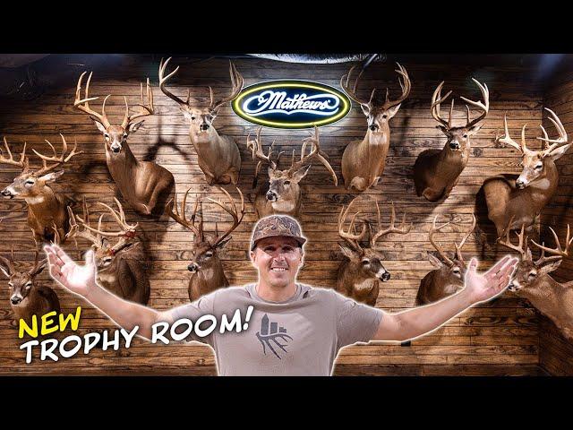 My Dream TROPHY ROOM!! Full Renovation (5,800” Of Antler!)