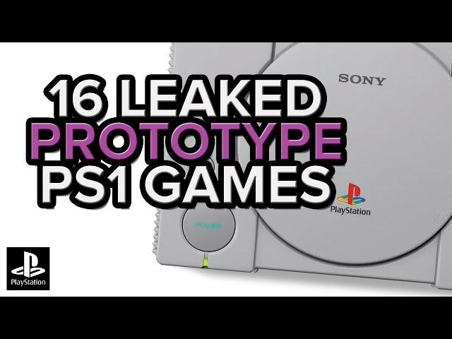 16 Leaked Prototype PS1 Games - a PlayStation Museum exclusive