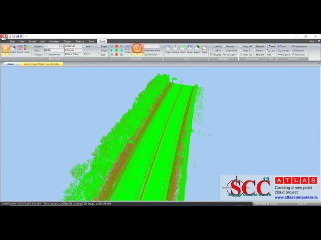 SCC - Creating a new point cloud project