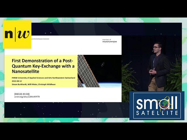 SmallSat 2022 - Post Quantum Key Exchange Demo with SpooQy-1 NanoSatellite (kyber-512 / AVR32)