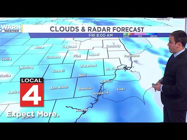 Metro Detroit weather forecast Dec. 18, 2024  -- 4 p.m. Update