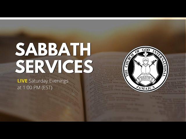 The Church of God International | LIVE Sabbath Service