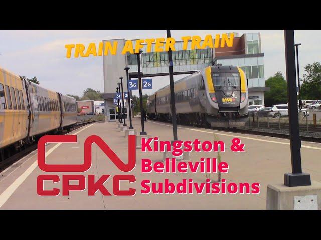 𝐏𝐀𝐑𝐀𝐃𝐈𝐒𝐄: Train After Train at the Cobourg VIA Station