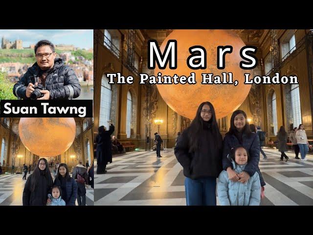 Mars in the Painted Hall in Greenwich, London