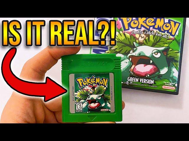 REAL POKEMON GREEN UNBOXING IN ENGLISH?! POKEMON GREEN VERSION FOR GAMEBOY! History of Pokemon Games