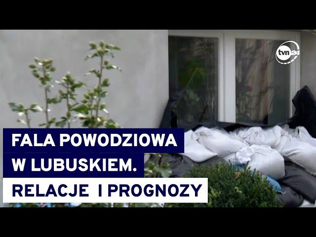 Spłaszczona, ale wciąż groźna. Fala powodziowa dotarła do województwa lubuskiego @TVN24