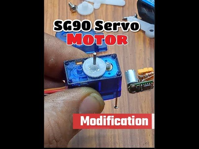 how to modify  SG90 servo 0° to 90° | सर्बो मोटर के रोटेशन को 0° to 90°आप ऐसे बदलें