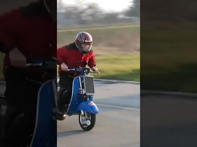 Vespa 50 Special has a billet engine
