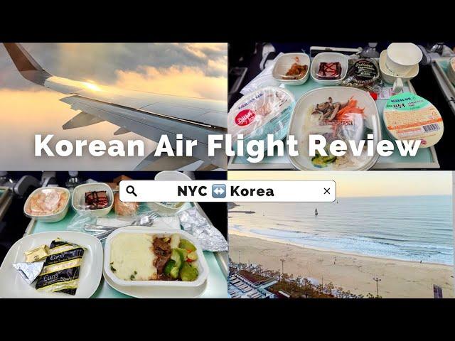 Korean Air Flight Review 2024 | JFK ↔️ ICN Economy Class | Is it as great as everyone says?