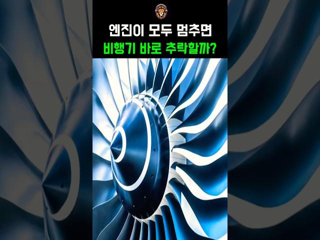 엔진이 모두 멈추면 비행기는 바로 추락할까?