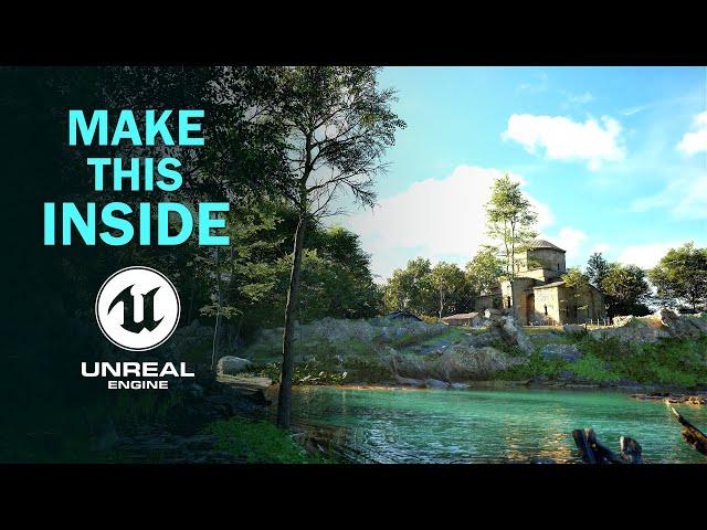 Unreal Engine 5.3.2 Beginner Tutorial - UE5 Starter Course 2023 #unrealengine5 #megascans #cgi