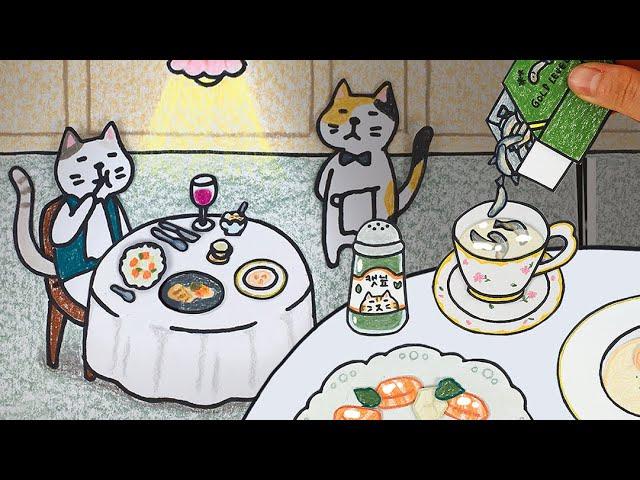  Enjoy the finest cat restaurant course meal