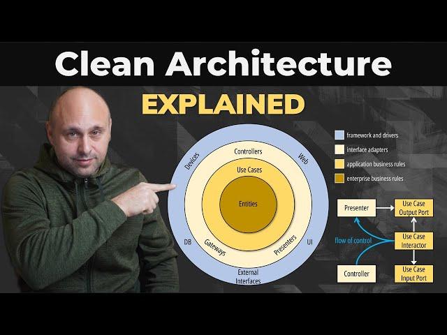 The Clean Architecture EXPLAINED in 9 MINUTES | Clean vs Onion Architecture