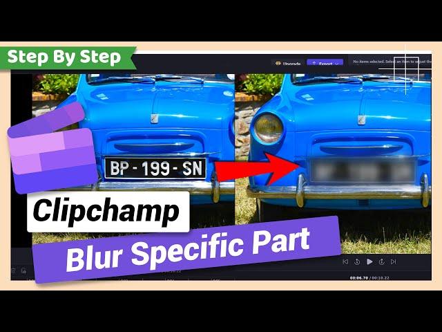 How to Blur Part of a Video | Clipchamp Tutorial