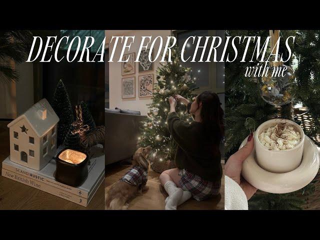 Decorate for Christmas with me  cosy day, decor shopping, getting in the spirit