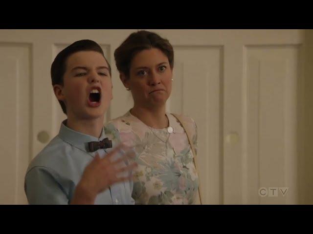 Sheldon stands up for his Family in Church Scene / Young Sheldon 6x1