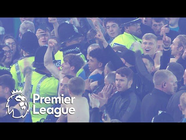 Incredible scenes at Goodison Park after Everton clinch safety | Premier League | NBC Sports