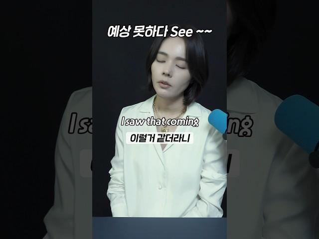 보기만 하면 이해되는 영어표현 See this coming