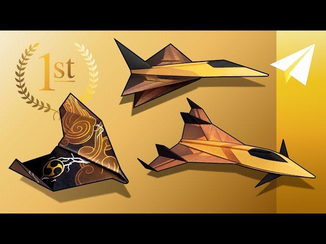 How to Fold 3 Competition Winning Paper Airplanes + BIG Announcements!